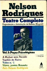 Teatro completo de Nelson Rodrigues I : peças psicológicas