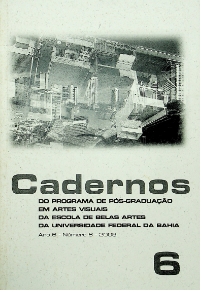 Cadernos do PPGAV : Programa de pós-graduação em artes visuais